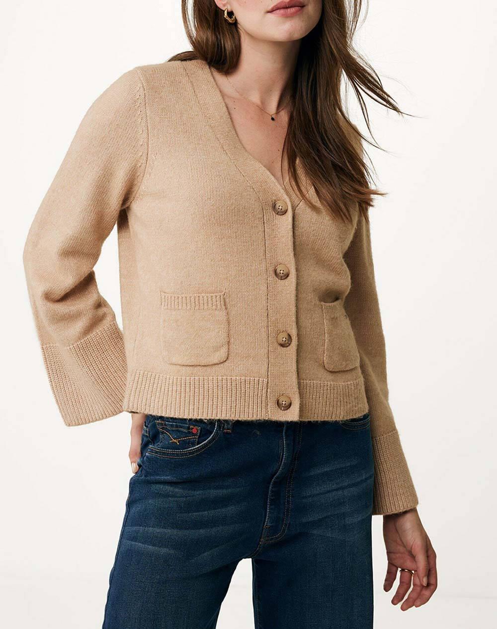 MEXX Ženski kardigan, Braon