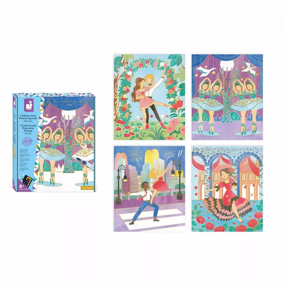 JANOD Akvarelne slike Plesači