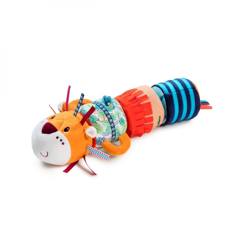 LILLIPUTIENS Mekana zvučna zvečka lav Džek, Šarena