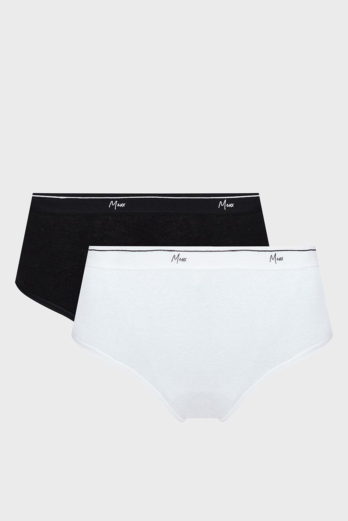 MEXX Set ženskih slip gaćica, 2 komada, Crno-beli
