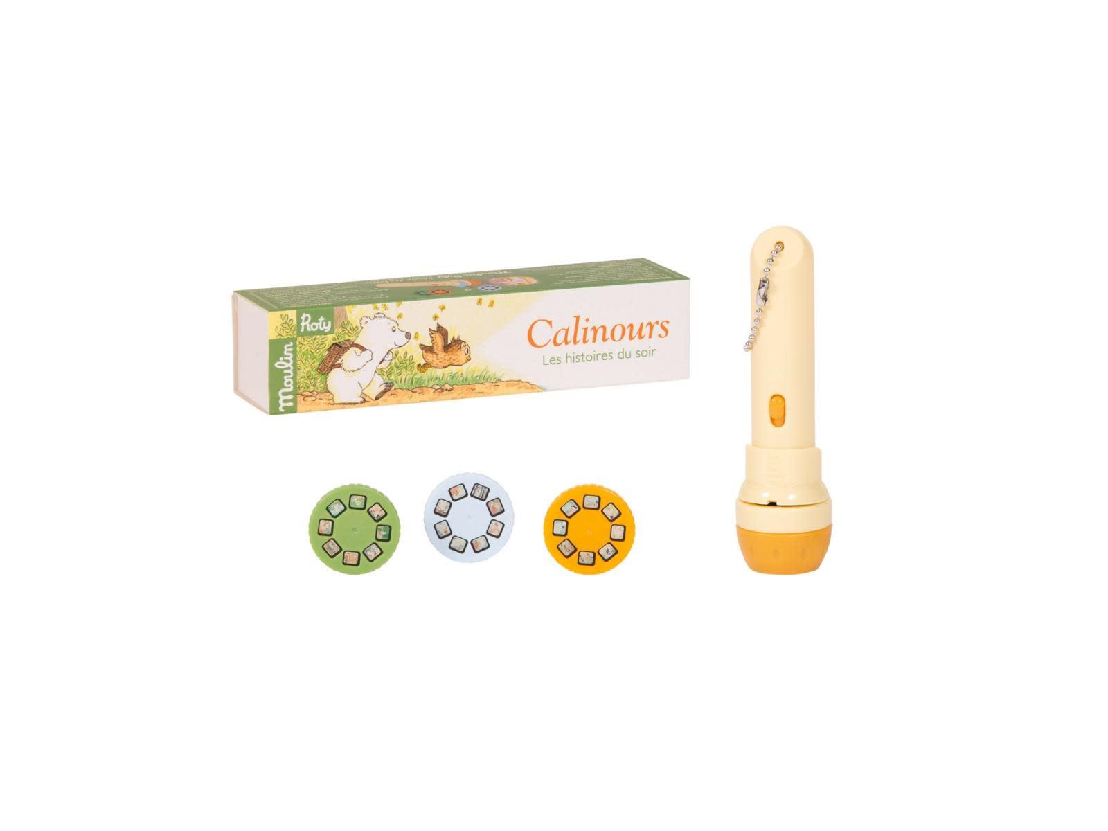 MOULIN ROTY Mini Projektor Kalinours mali beli medved - Ecole des loisirs