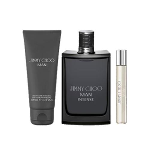 Jimmy Choo Set za muškarce Intense Toaletna voda, EDT, 100 ml + Gel za tuširanje, 100 ml + Mini, 7.5 ml