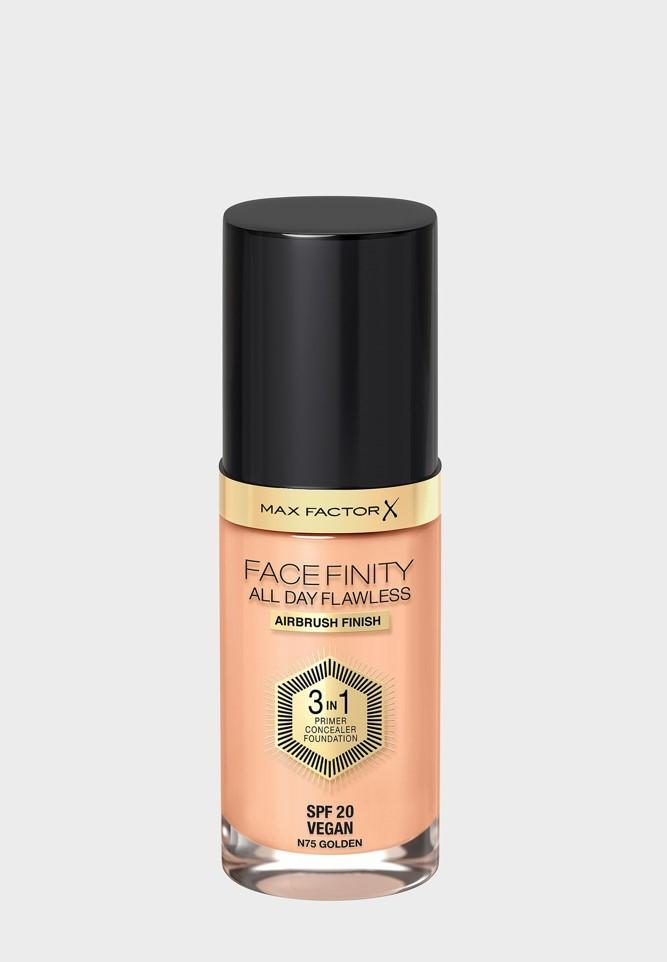 MAX FACTOR Tečni puder Facefinity 3In1 Vegan 75 Golden 30 ml