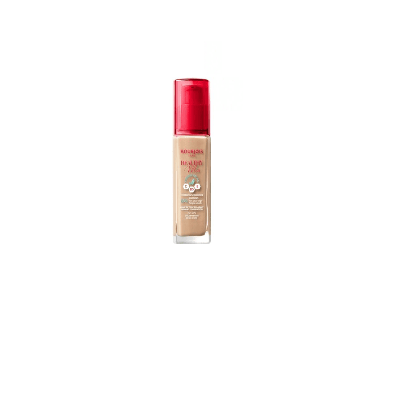 Bourjois Tečni puder Healthy Mix Anti-Fatigue, 52.2W Golden Beige, 30ml