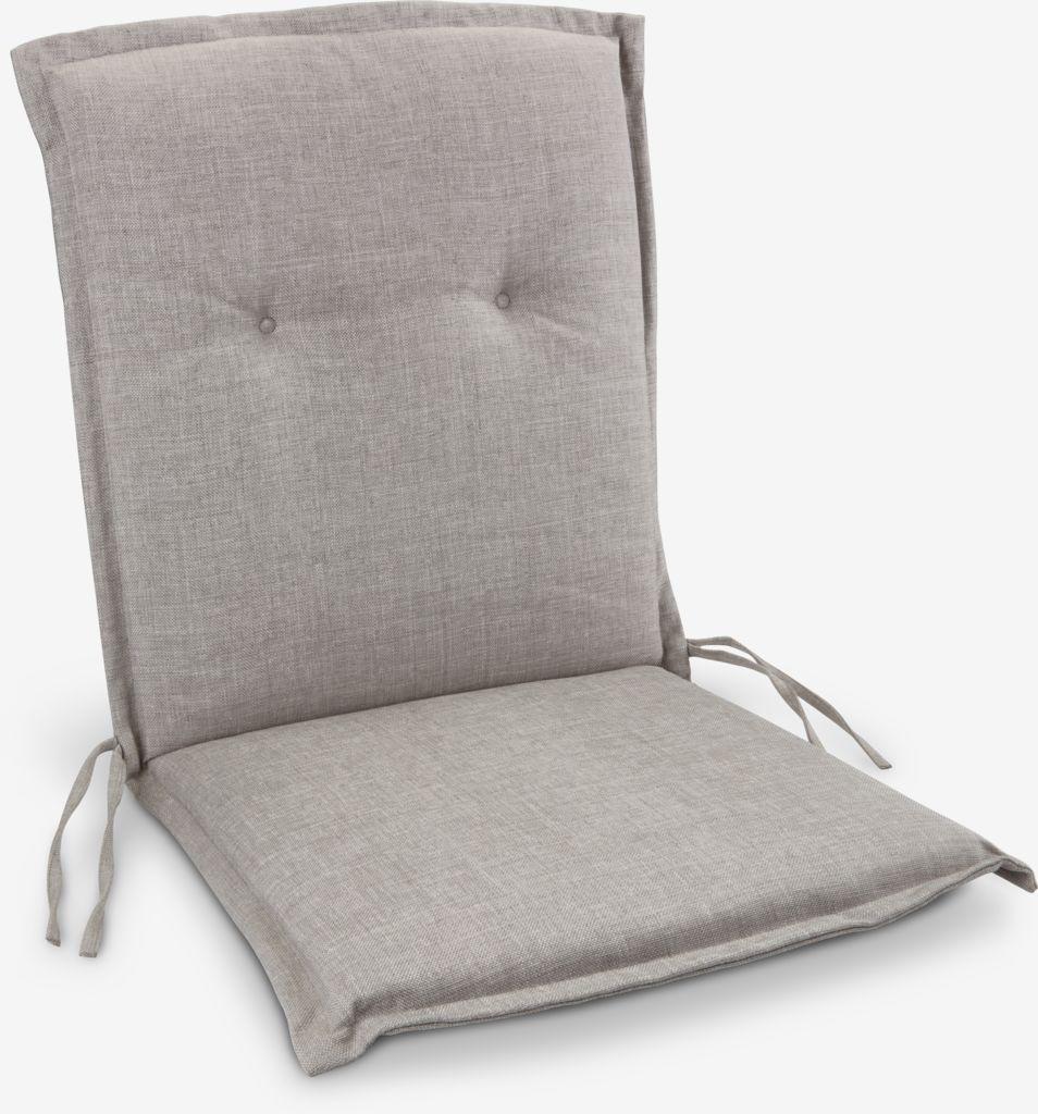 Linnea Baštenski jastuk za niski naslon, Svetlosivi