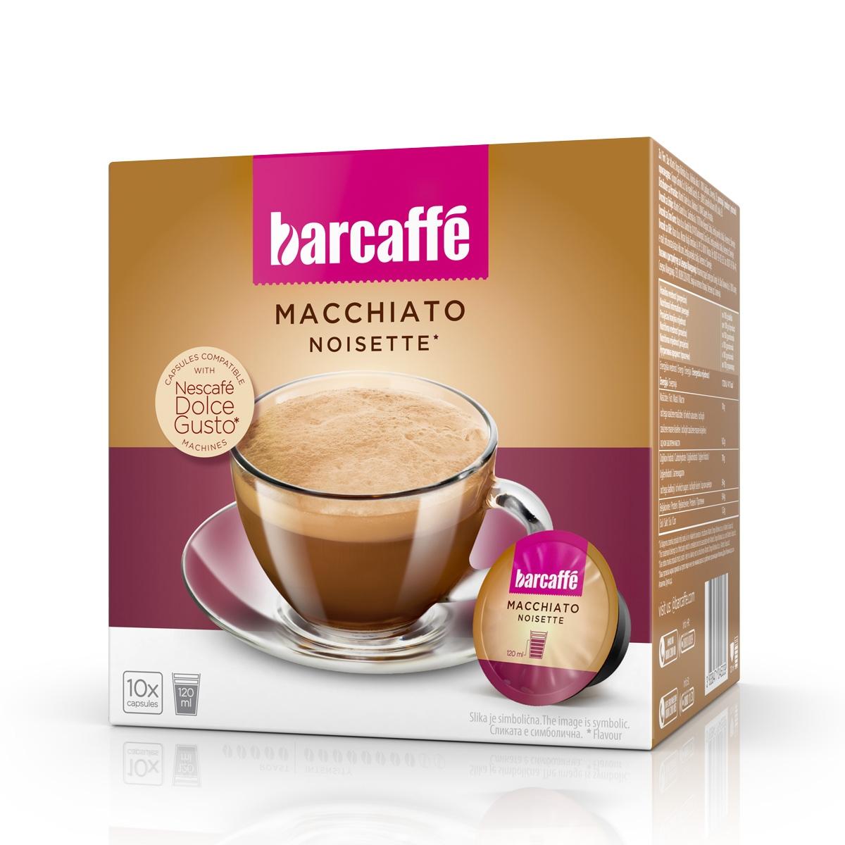 BARCAFFE Kapsule za Dolce Gusto Macchiato Noisette, 10 komada