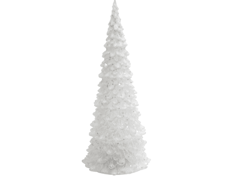 DENIS TOYS Novogodišnji svetleći ukras Jelka 27cm bela