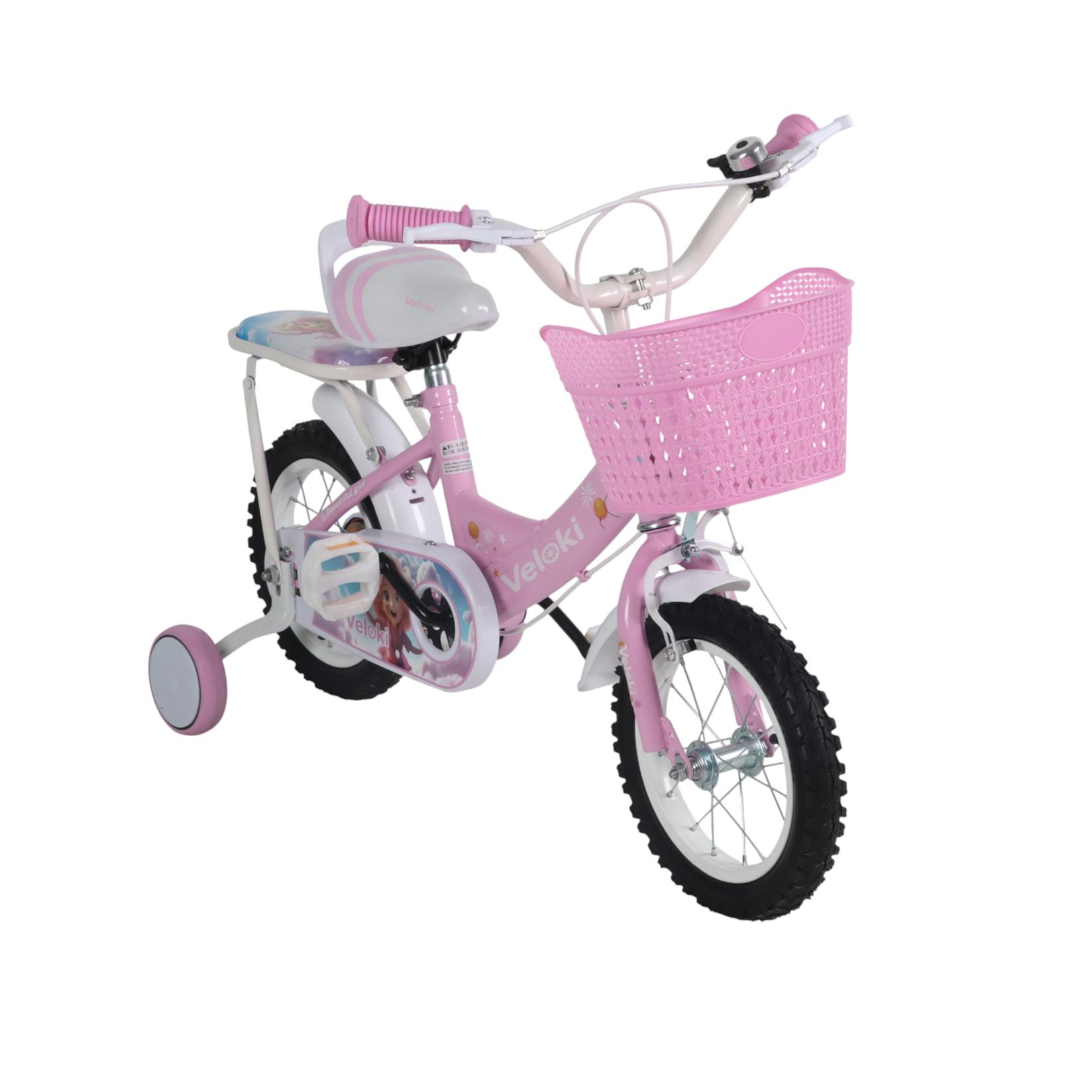 Bicikl za devojčice 12", Roze