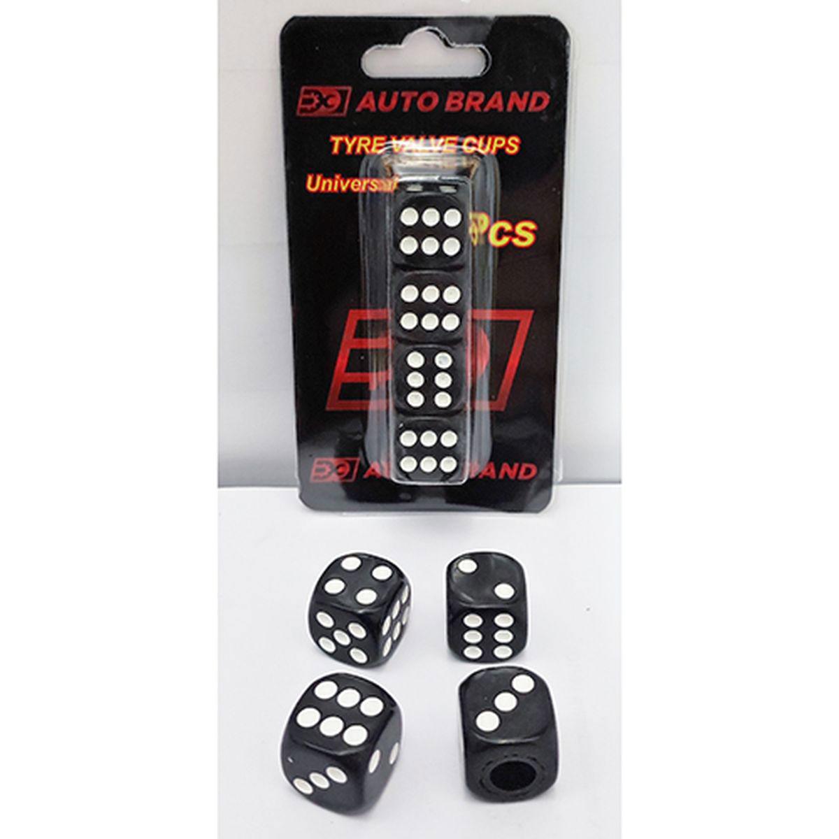 CAR 888 ACCESSORIES Kapice Ventila Crno-Bele Kockice 4kom