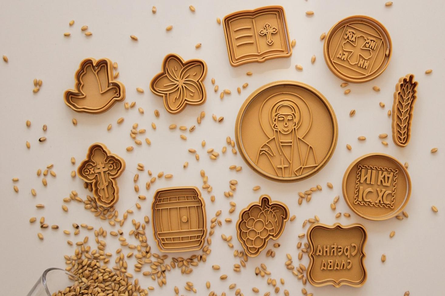 3D MODLE Slavski set modli Ognjena Marija 11/1 zlatni