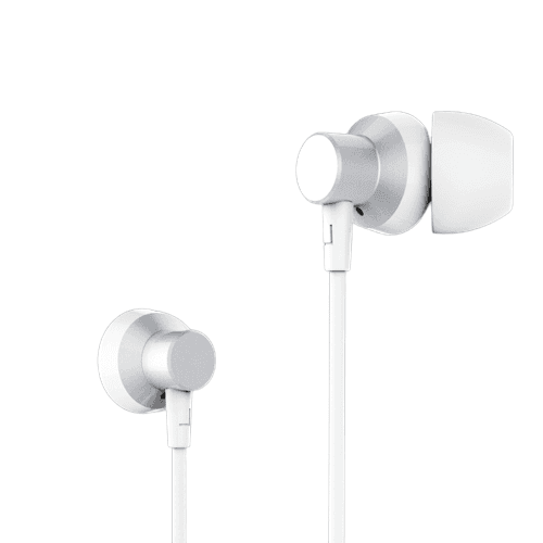 REMAX RM-512 Slušalice, Bubice, Žično povezivanje 3.5mm, Sivo-bele