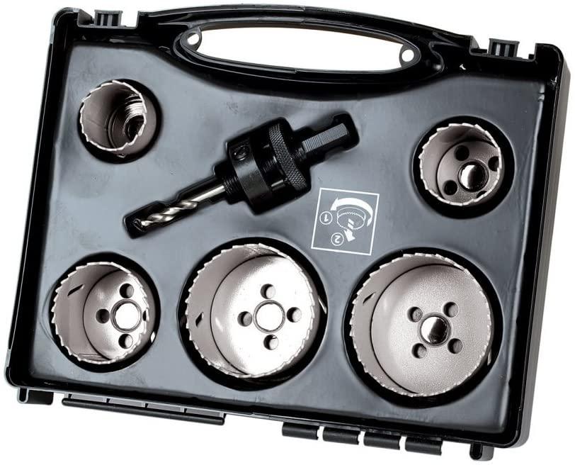 WOLFCRAFT Set krunastih testera BiM u koferu sa adapterom 3764000 fi 35 40 51 65 68