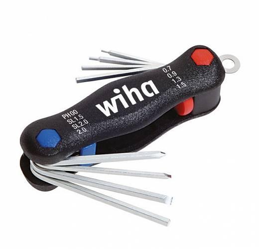 WIHA Mini set 6-ugaonih ključeva 8/1, W 27936 MultiTool Mini Pocketstar crni