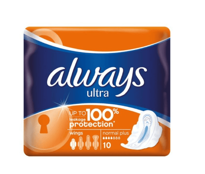 Always Sensitive Ultra Normal Higijenski ulošci, 10 komada