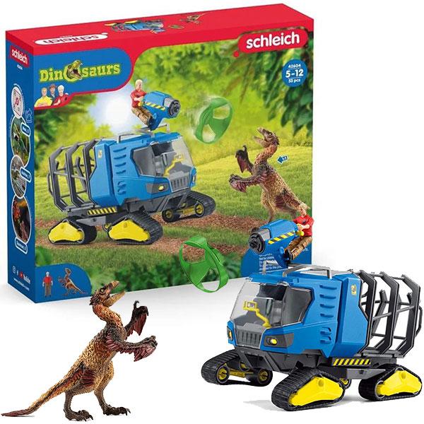 SCHLEICH Figura Vozilo za prevoz dinosaurursa
