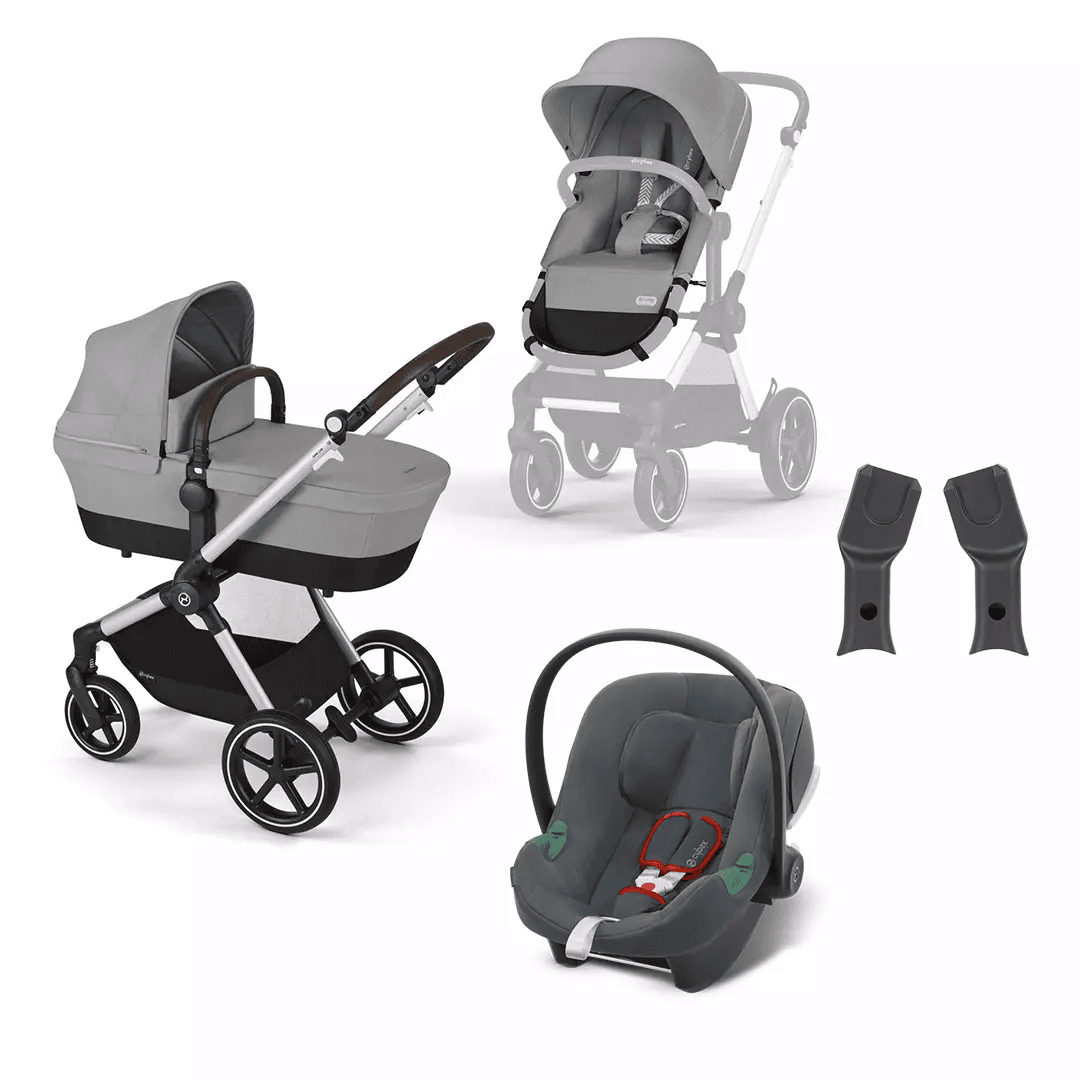CBX by Cybex Kolica za bebe 3u1 EOS LUX GOLD, Siva