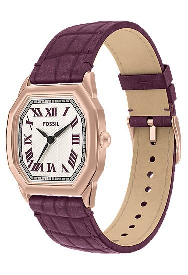 Fossil Ženski sat Harlow, Bordo-bež