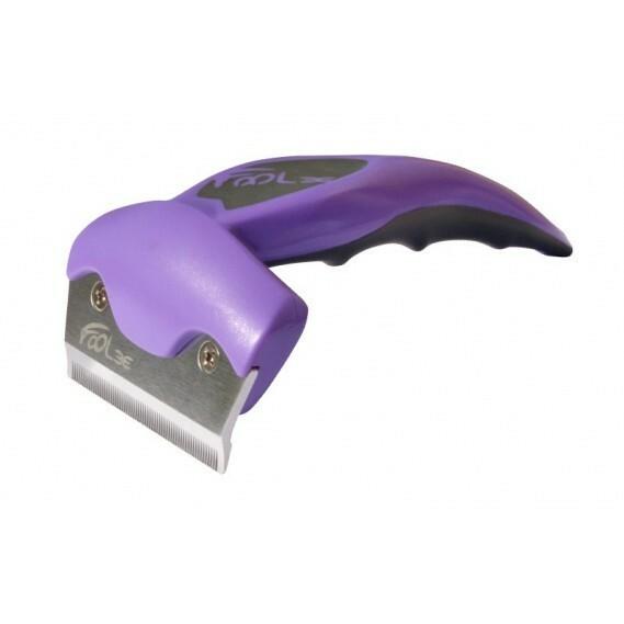 FOOLEE Furminator za srednje rase, Ljubičasti