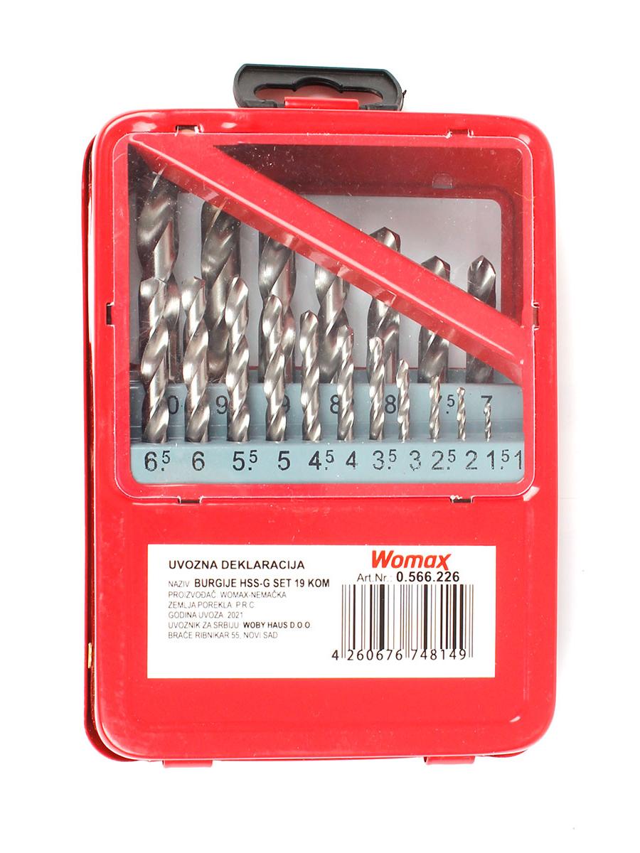 Burgije HSS-G, Set 19 komada