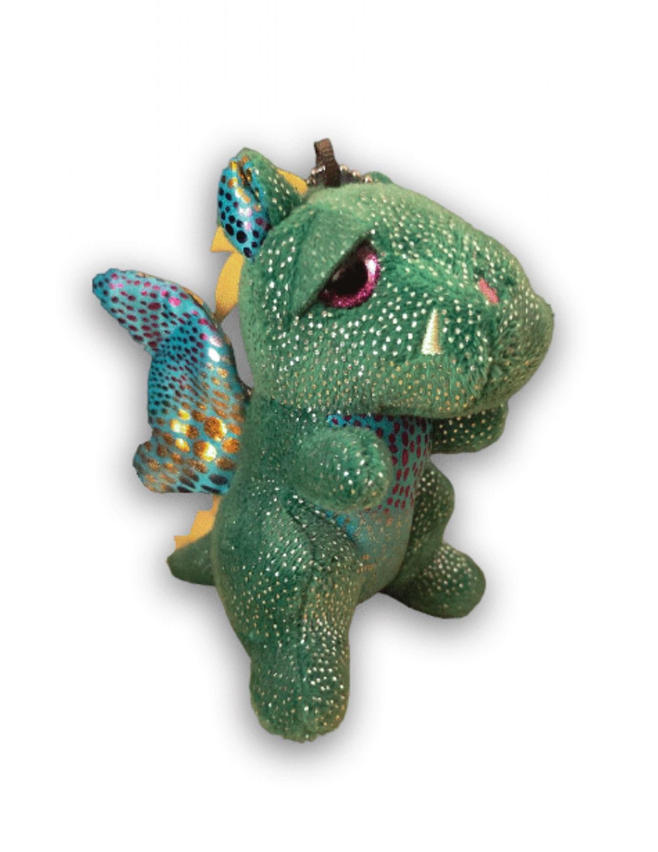 MIMIS Plišani privezak Zmaj, Zeleni