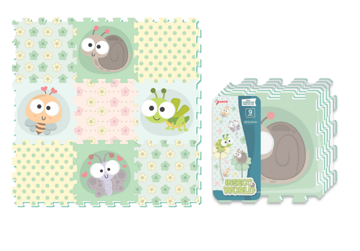 SUN TA TOYS Pazle Svet insekata, 9 komada