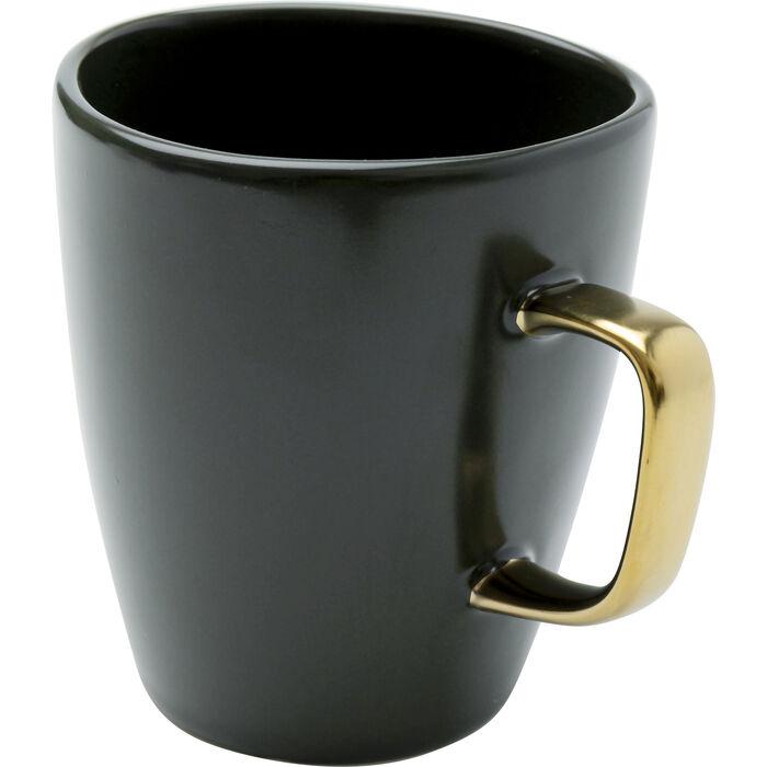 KARE 51708 Vibrations Šolja, 0.38 l, Crna