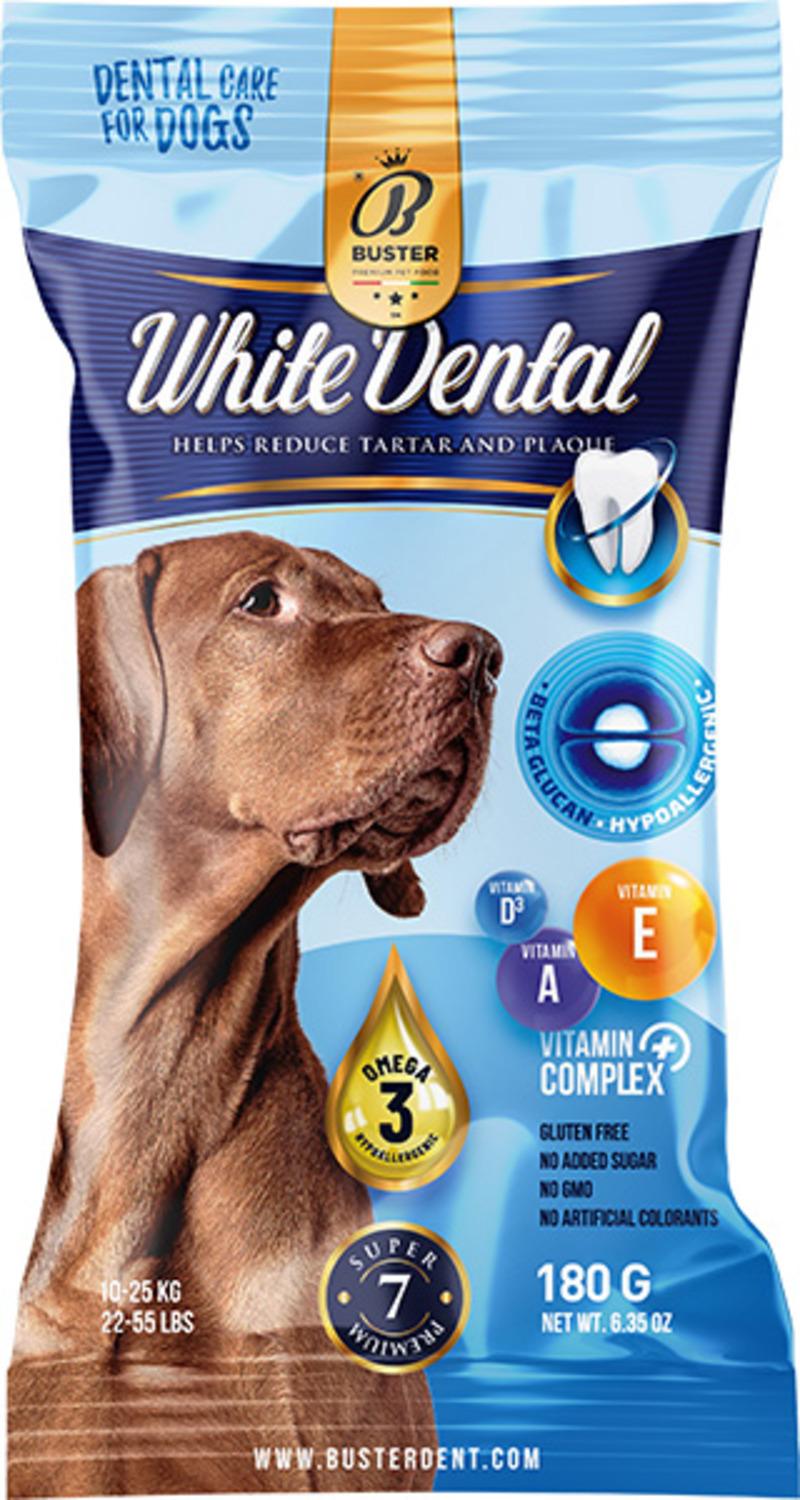 WHITE DENTAL Poslastica za pse Dental Stick rise Beta-Glucan 180g