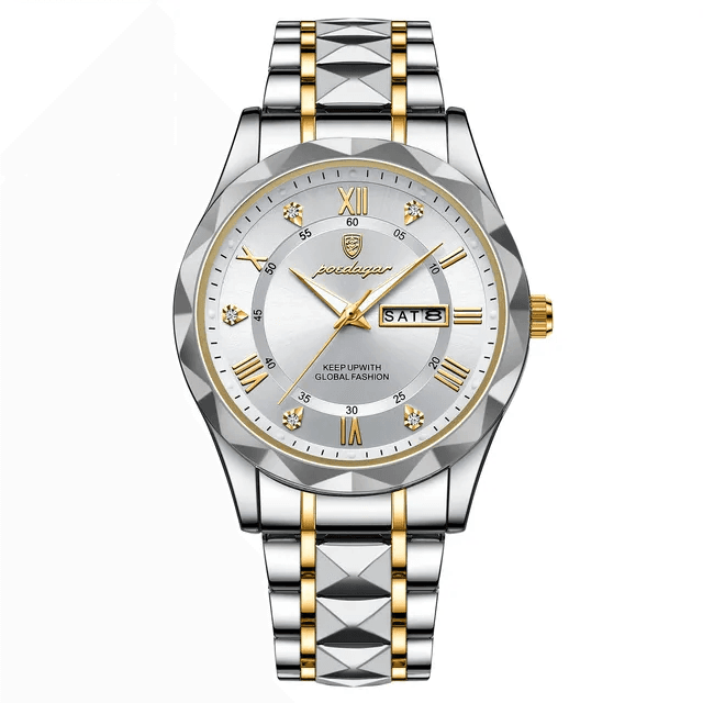 Poedagar Muški sat, Srebrno kućište, 615 S/W/G, Srebrni