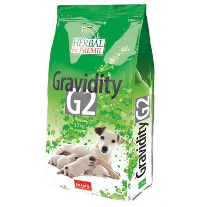 PREMIL Suva hrana za ishranu kuja Gravidity G2, 12kg