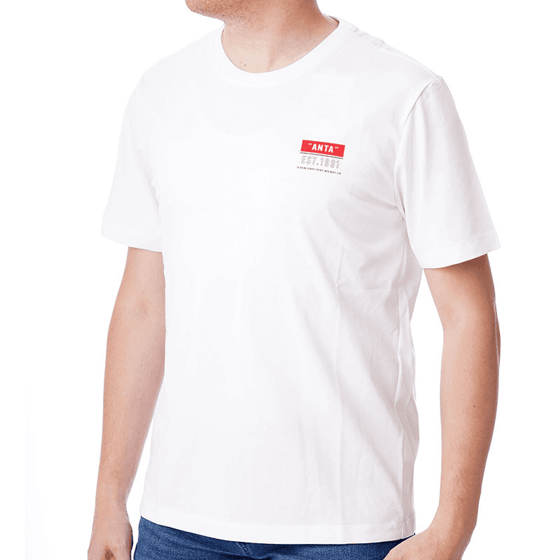ANTA SS Tee Muška majica, Bela