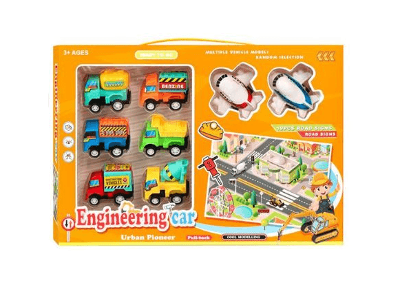 Igračka Set automobila i aviona sa tepih stazom 87080