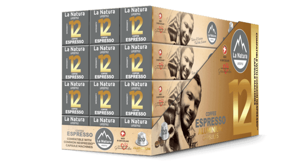 La Natura Lifestyle Kapsule za kafu ALU Espresso BAG ND DACH MK, 12x10