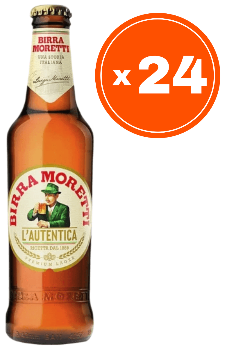 Birra Moretti Svetlo pivo, 0.33l, 24 komada