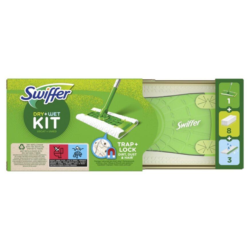 Swiffer Set za čišćenje podova Starter, 8 suvih i 3 vlažne dopune
