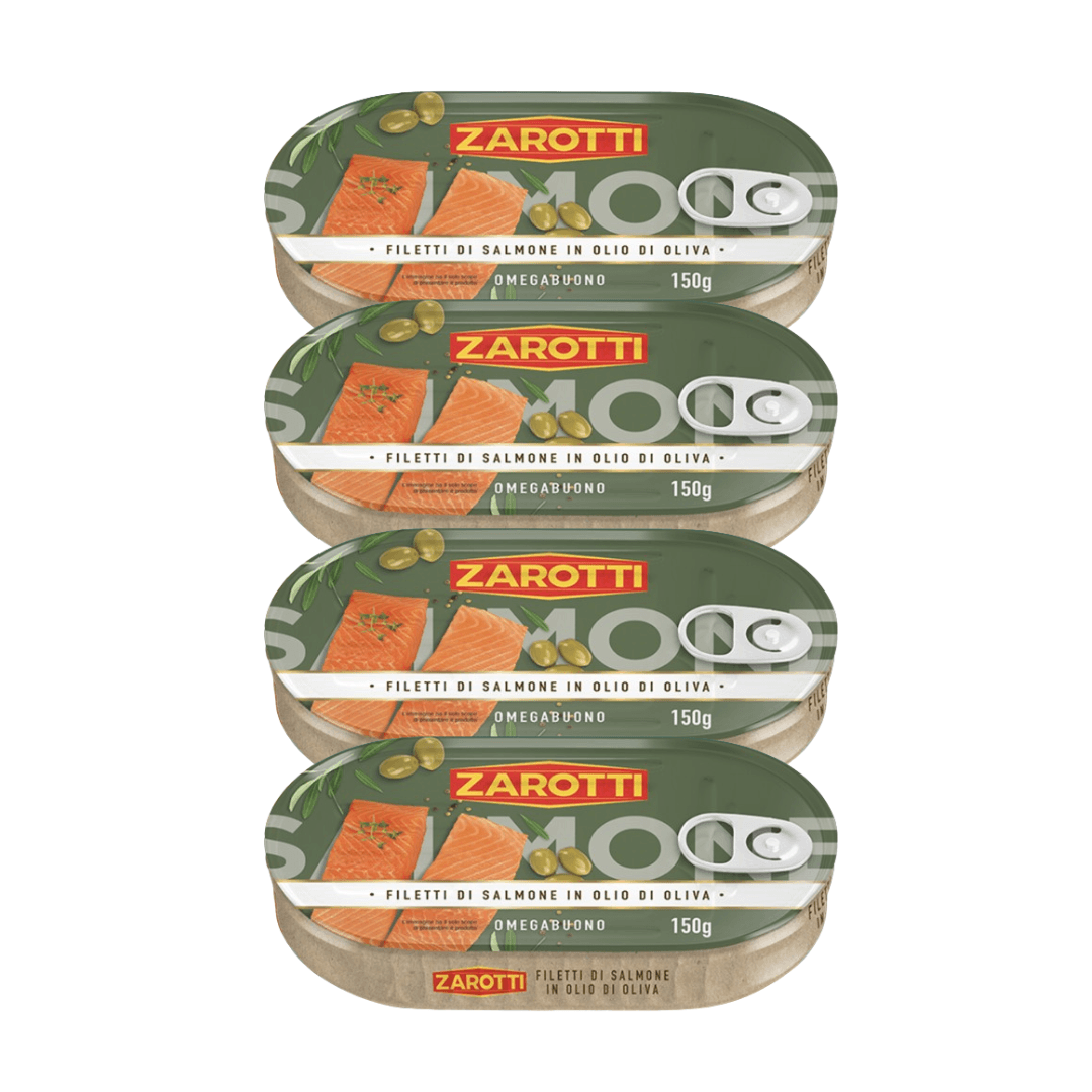 ZAROTTI Losos u maslinovom ulju, 150g, 4 komada