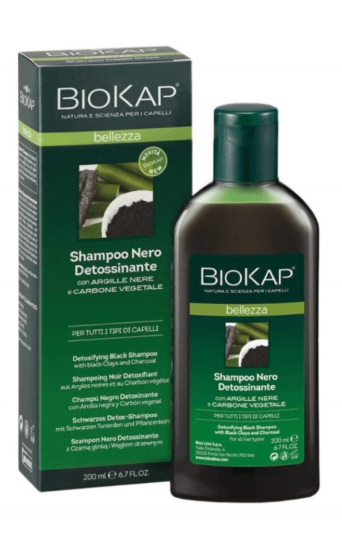 BIOKAP Šampon za detoksikaciju, Crni, 200ml