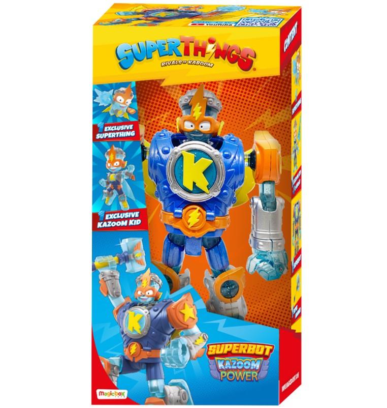 SUPERTHINGS Igračka Superbot Kazoom Power sa ekskluzivnim Kazoom Kidom i specijalnim Supethingsom
