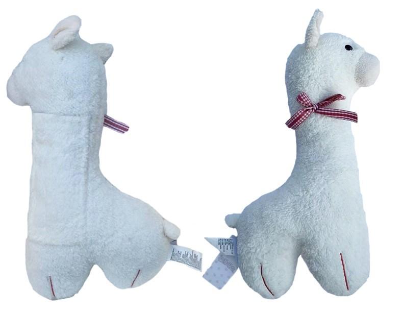 Jungle Jastuk za sigurnosni pojas za auto Lama, Beli