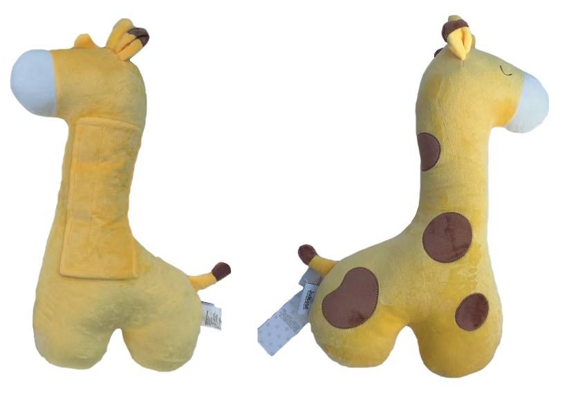 Jungle Jastuk za sigurnosni pojas za auto Žirafa, Žuti