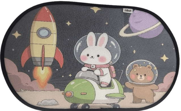 Jungle Zaštita od sunca za prozor u autu Svemir, 31x51 cm, Šarena