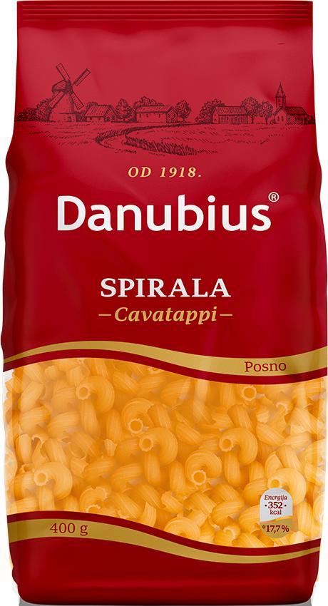 Selected image for DANUBIUS Testenina Spirala 400g