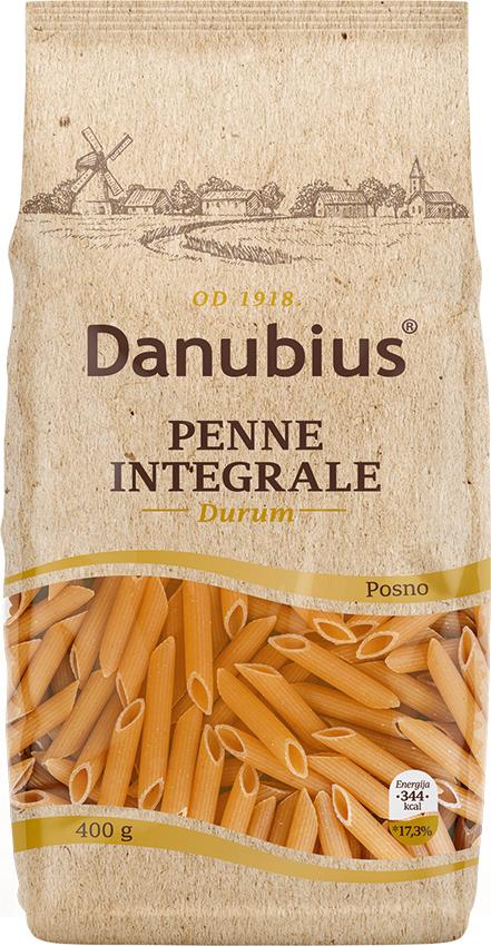 Selected image for DANUBIUS Testenina Penne integrale 400g