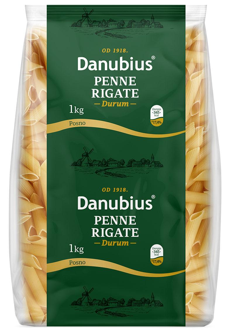Selected image for DANUBIUS Testenina Penne rigate 1 kg