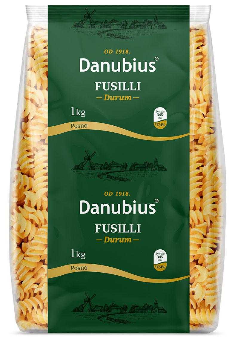 Selected image for DANUBIUS Testenina Fusilli  1 kg
