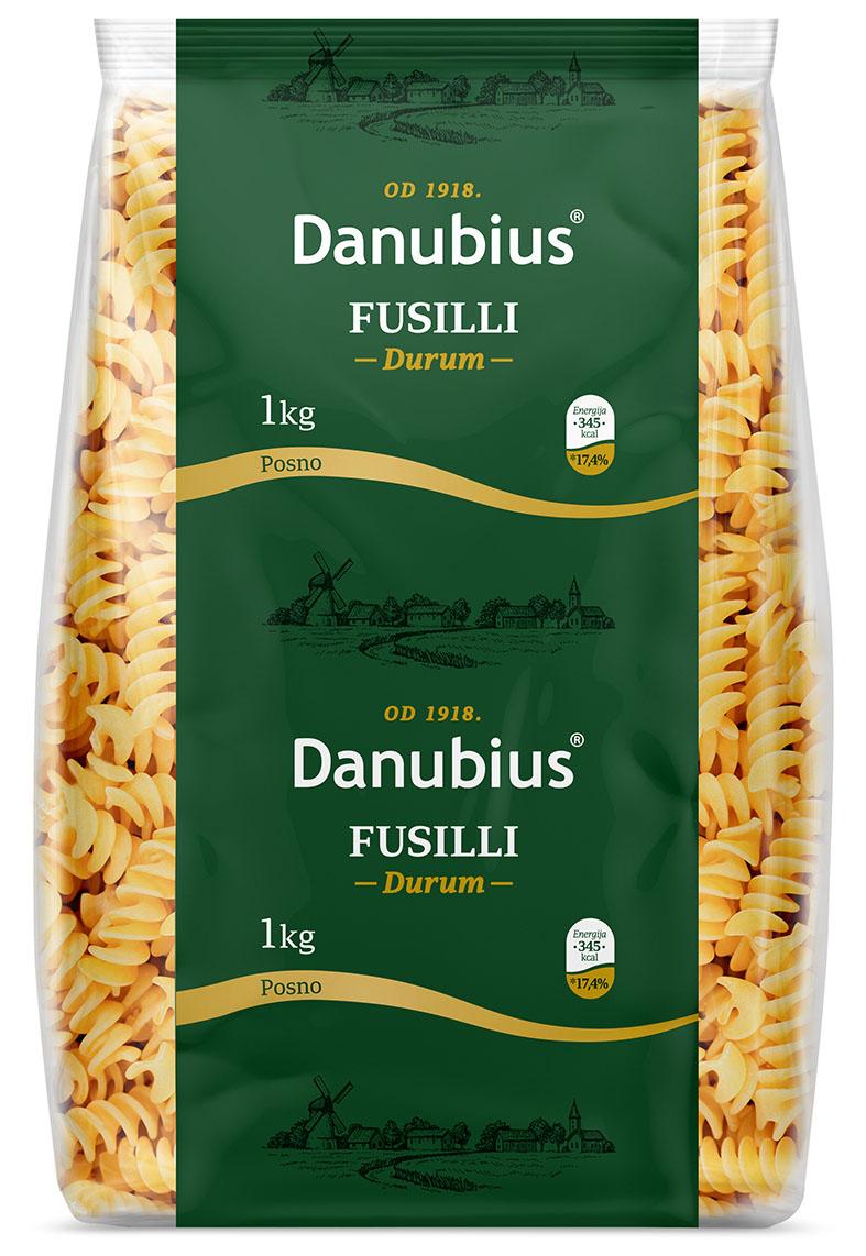 DANUBIUS Testenina Fusilli  1 kg