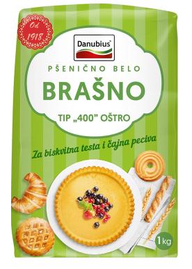 Selected image for DANUBIUS Namensko pšenično ekstra belo brašno  tip "400" oštro 1kg