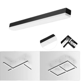MITEA LIGHTING Linearna svetiljka  M20384, 60W, Crna