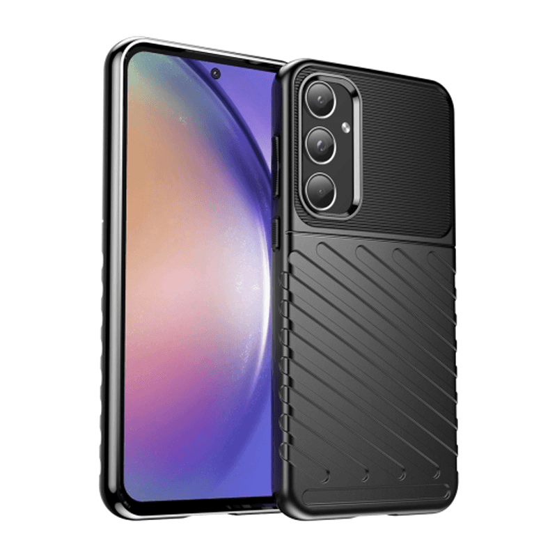 Maska za telefon Thunder za Samsung A55 5G/ A556B, Crna