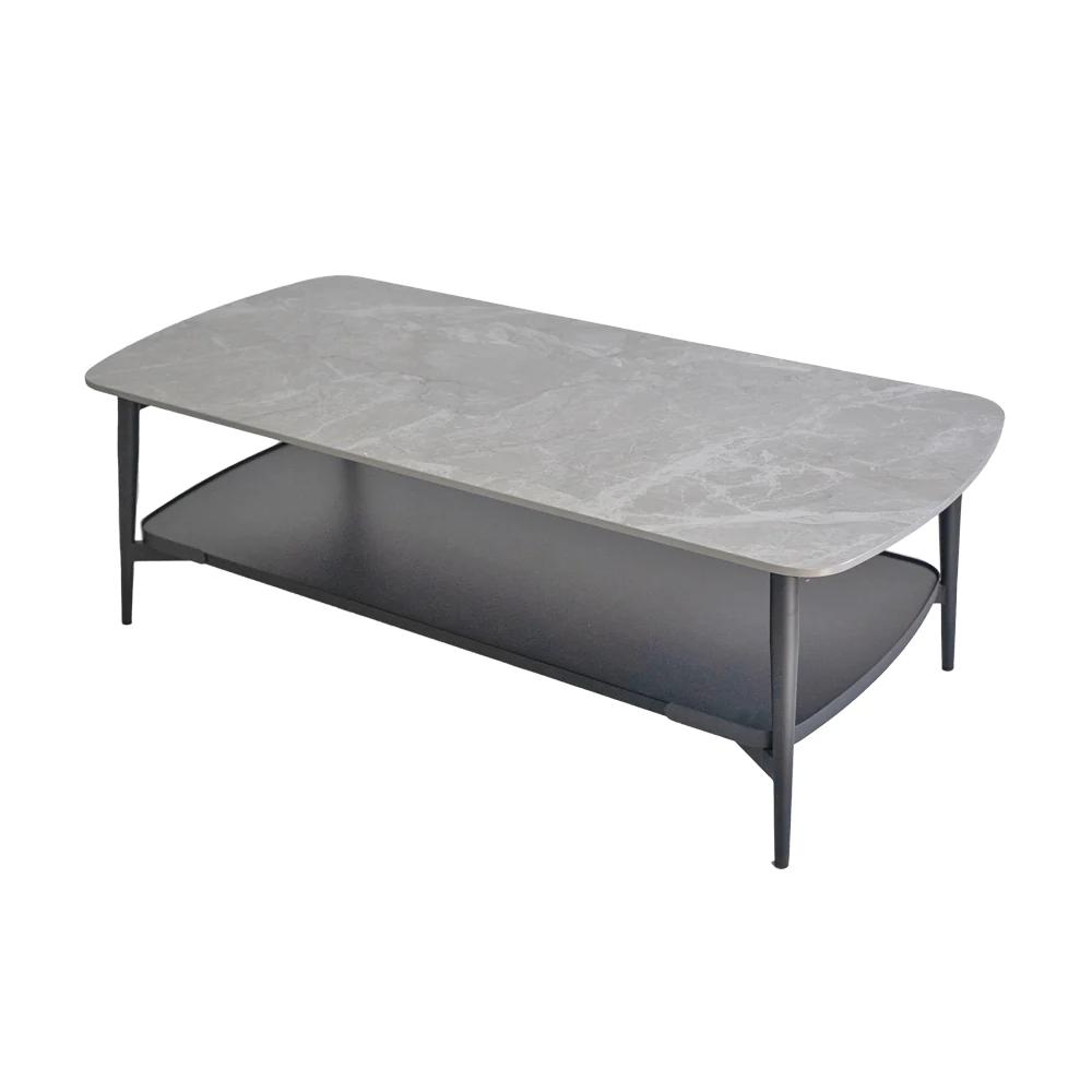 ARTINVEST Klub sto, C2651 Hermes, 395x600x1200 mm, Siva