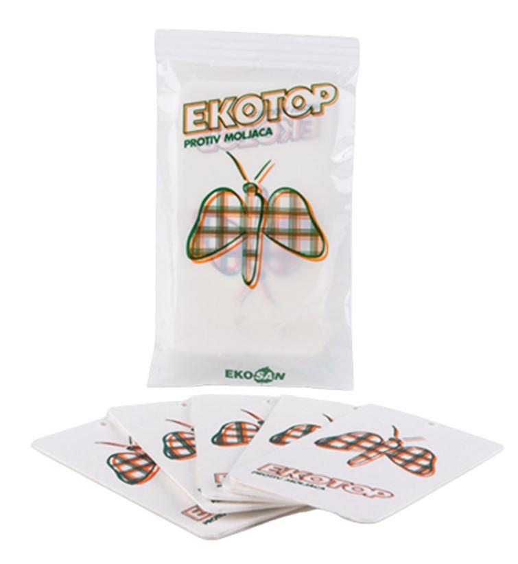 EKOSAN Ekotop kartončići protiv moljaca 5/1